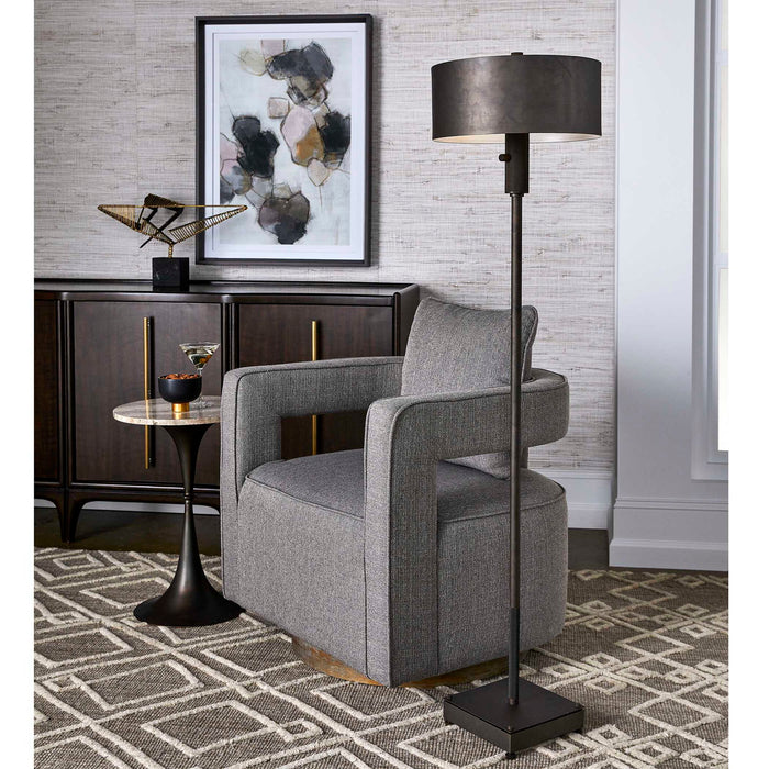 Nixon - Swivel Chair - Gray