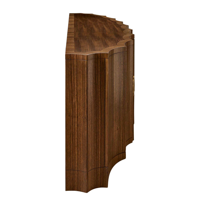 Grand Flute - 4 Door Cabinet - Woodtone