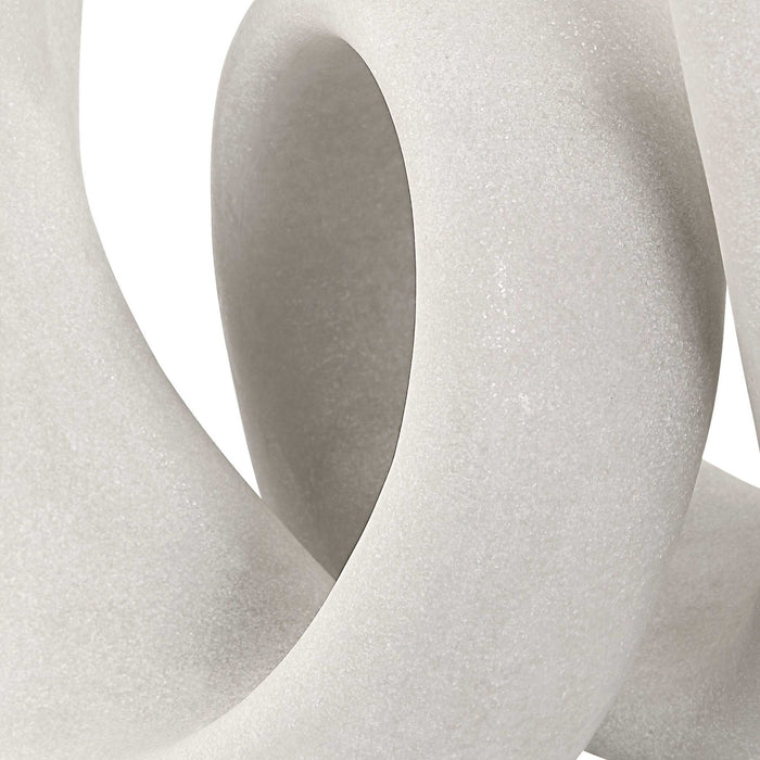 Knot Now - Tall Sculpture - White