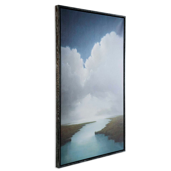 Low Country - Framed Canvas - Blue / Green / White