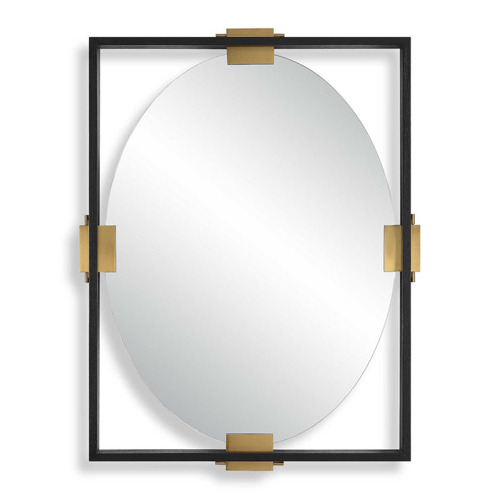Clutch - Mirror - Black / Brass / Gold