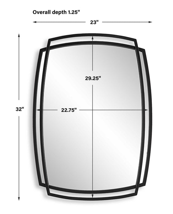Wall Mirror - Black