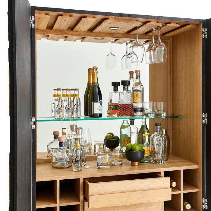 Soleil - Bar Cabinet - Black