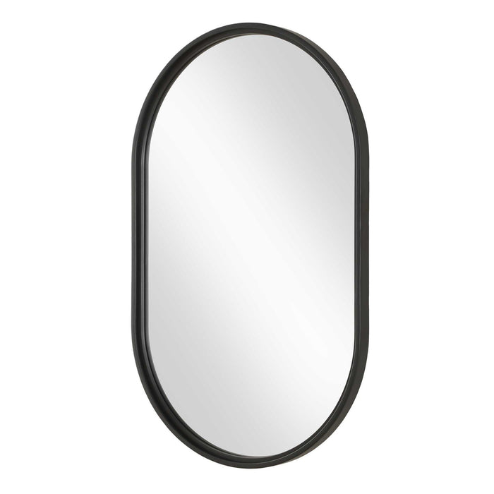 Iron Frame Mirror - Satin Black