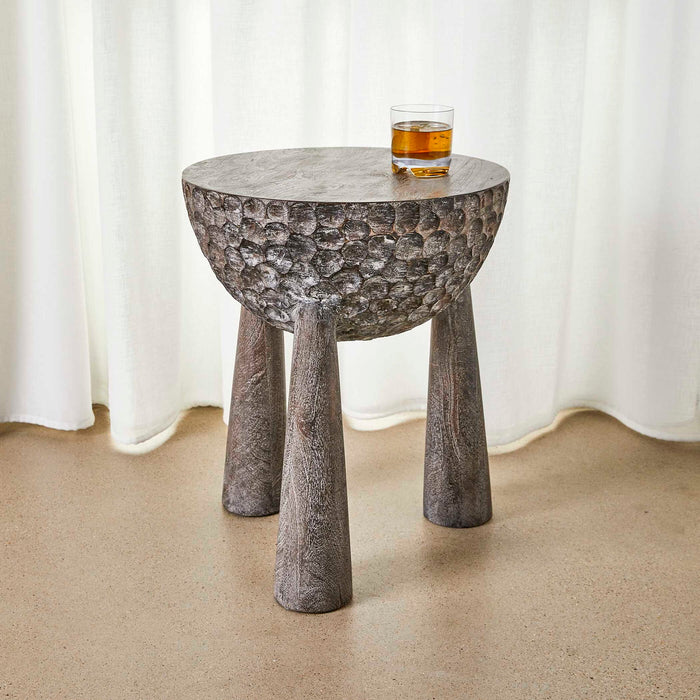 Kettledrum - Accent Table - Woodtone