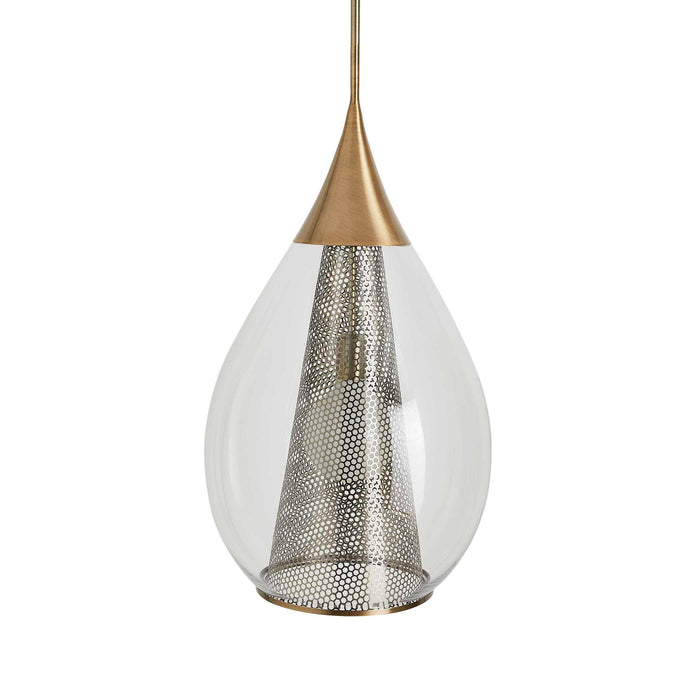 Big Drip - 1 Light Pendant - Brass