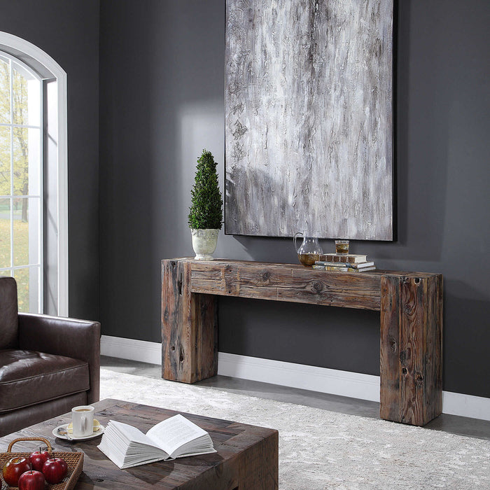 Ivena - Sofa Table - Brown / Woodtone