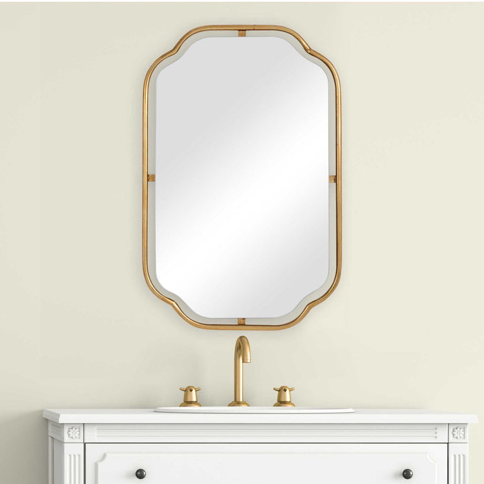 34.625" Mirror - Gold