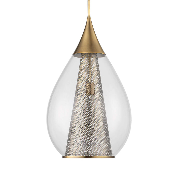 Big Drip - 1 Light Pendant - Brass