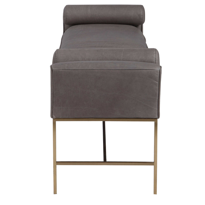Coco - Bench - Brass / Gray