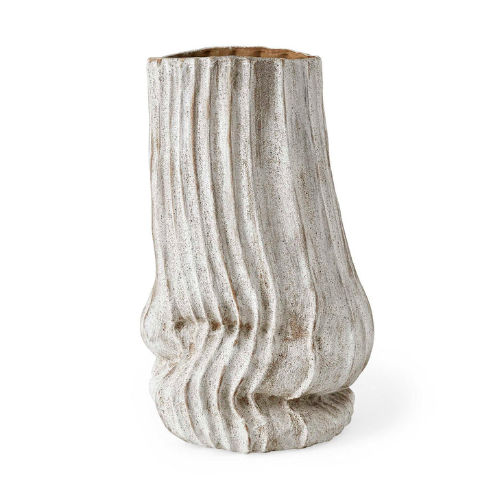 Puddle - Vase - Brown / White