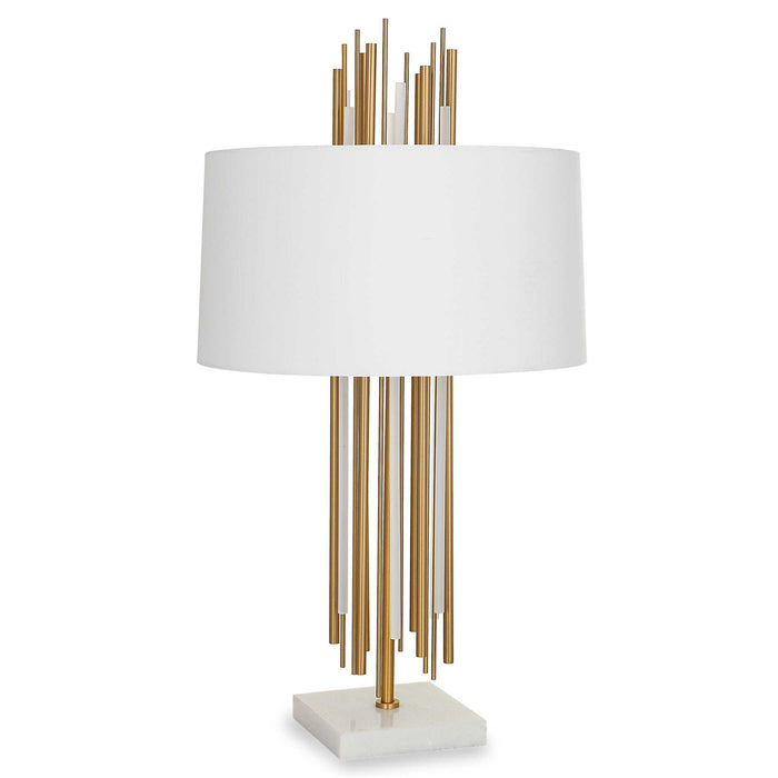 Cityscape - Table Lamp - Brass