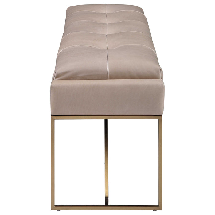 Trestle - Bench - Brass / White