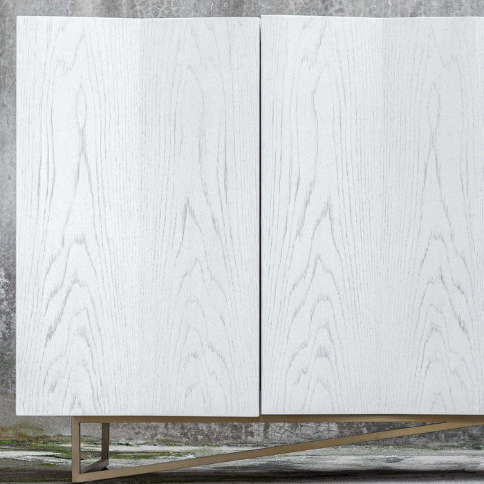 Ripple - 4 Door Cabinet - White