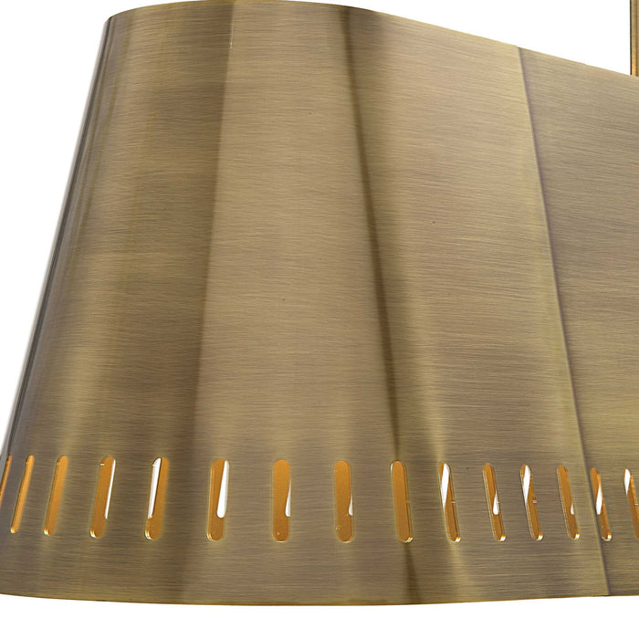 Marquee - 5 Light Pendant - Brass