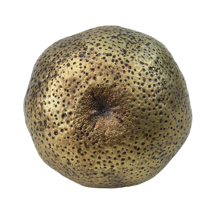 Golden Tangerine - Sculpture - Gold