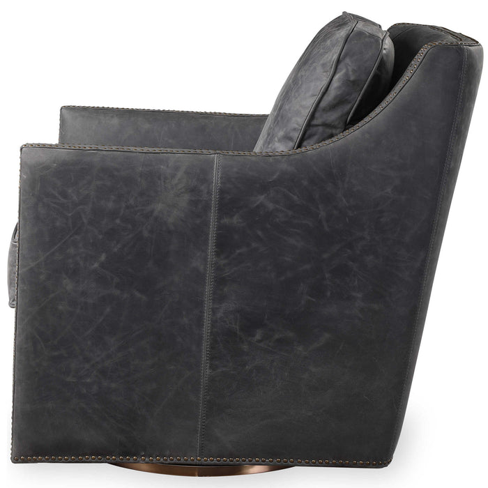 Inclination - Swivel/Glider Chair - Charcoal Gray