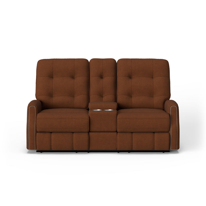 Devon - Reclining Loveseat, Nailhead Trim