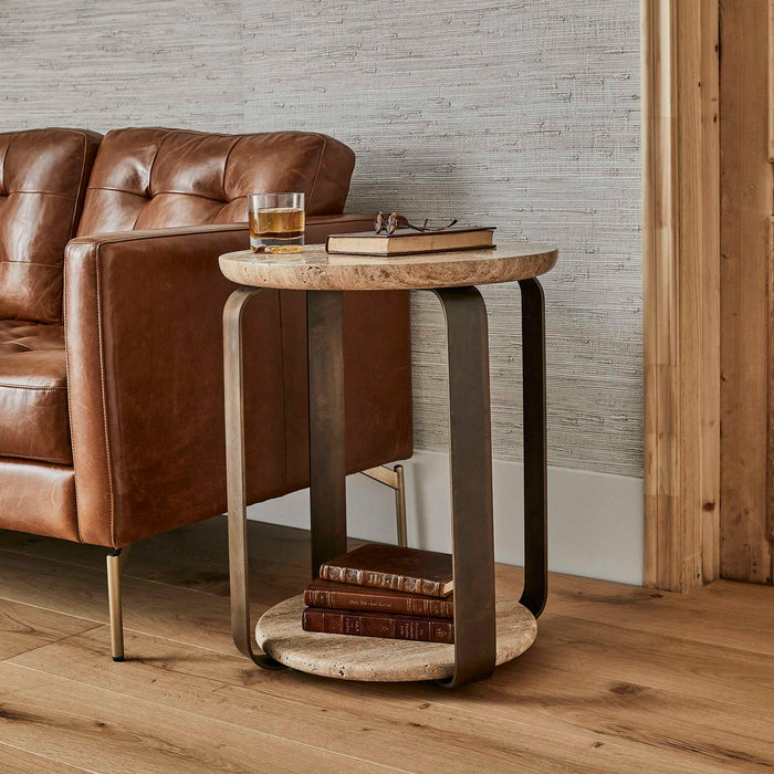 Parenthesis - Accent Table - Brown
