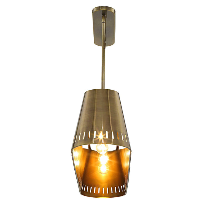 Marquee - 5 Light Pendant - Brass