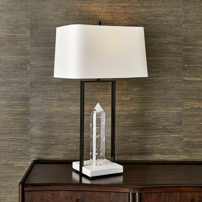 Crystal Point - Sculpture - Pearl Silver