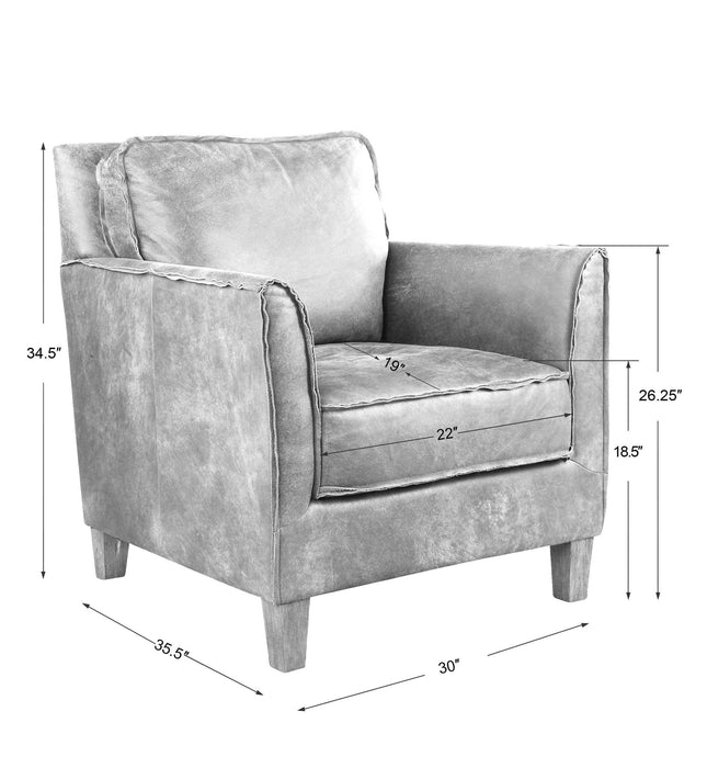 Fairbanks - Accent Chair - Brown / Woodtone