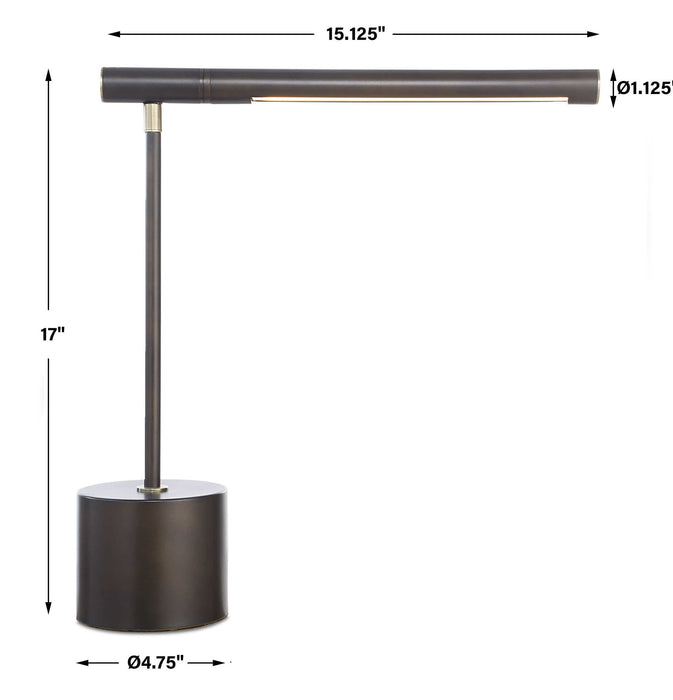 Desk Lamp - Black Metal