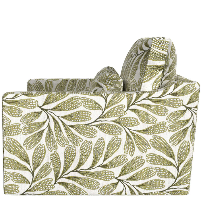 Slope - Tufted Swivel Chair-And-A-Half