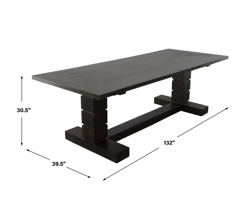 Black Magic - Extension Dining Table - Black