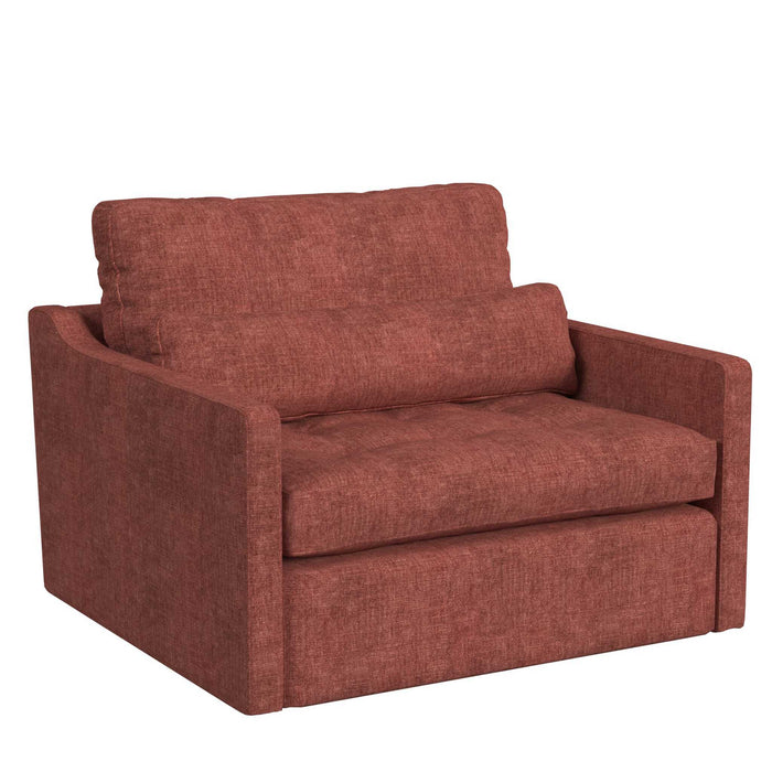 Slope - Tufted Swivel Chair-And-A-Half
