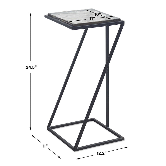 24.5" Accent Table - Gold