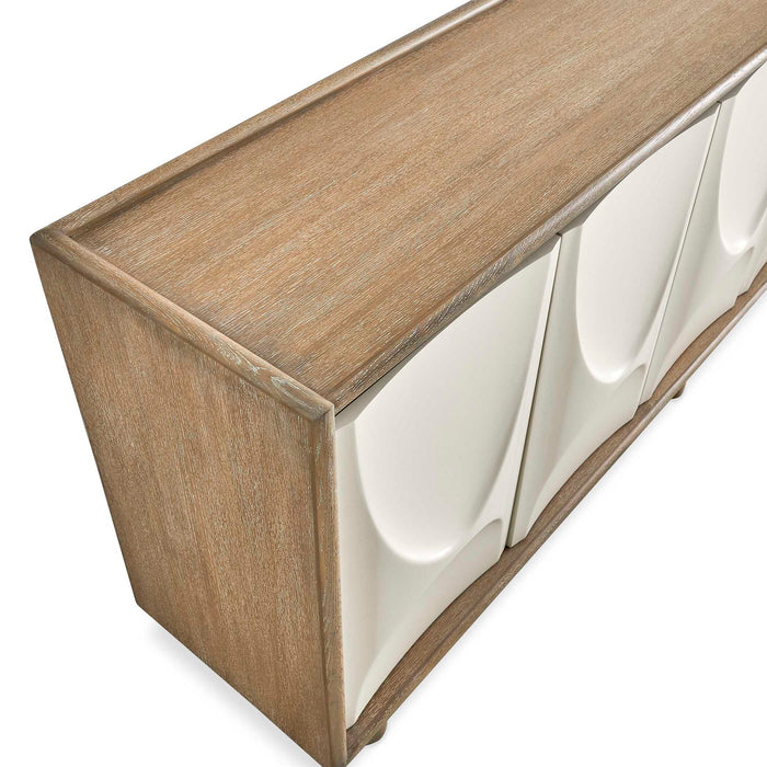 Swoosh - 5 Door Cabinet - White