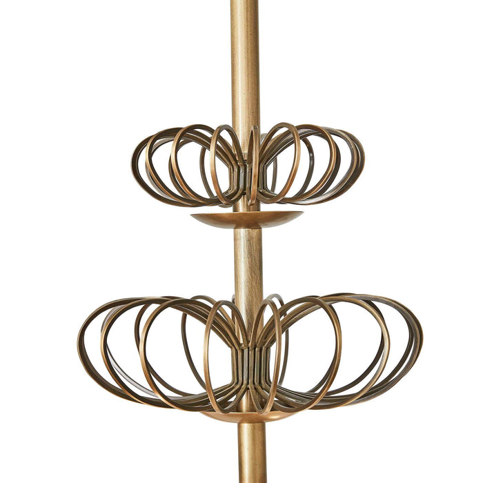 Feeling Loopy - 4 Light Pendant - Brass