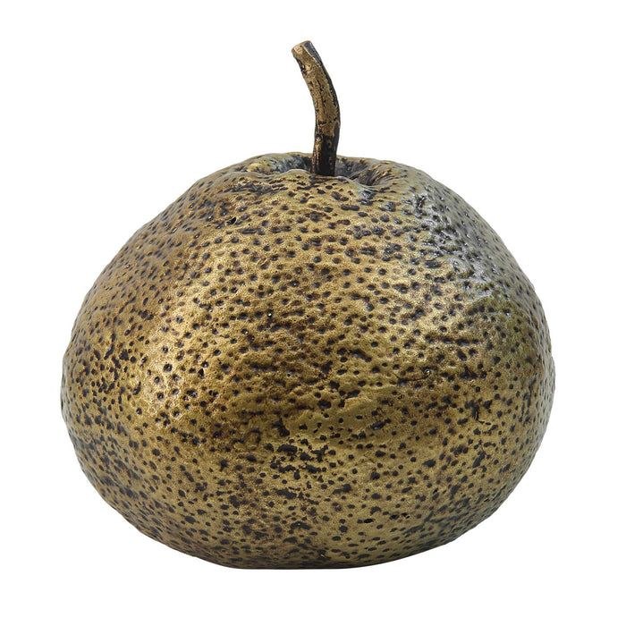 Golden Tangerine - Sculpture - Gold