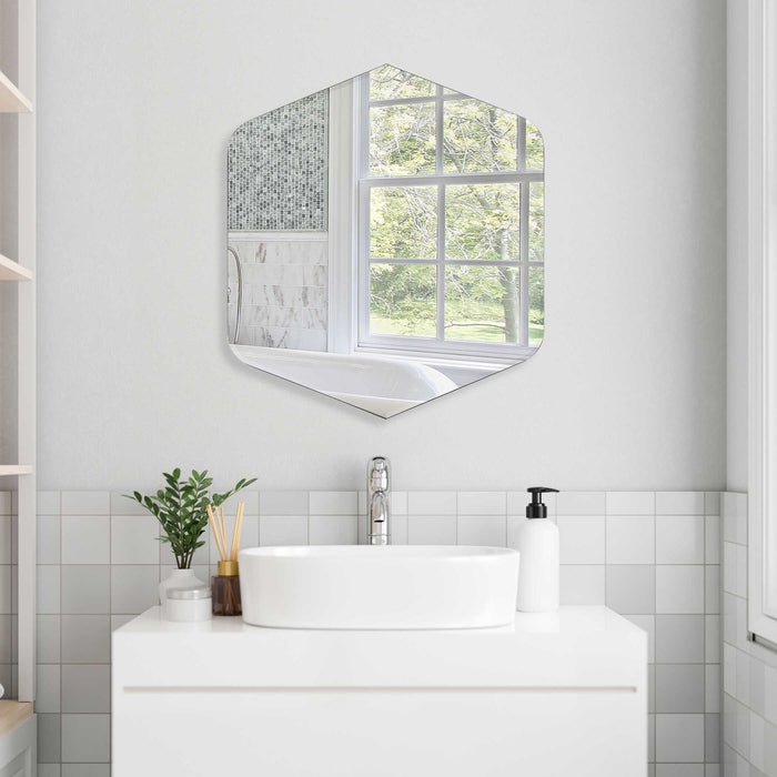 36" Mirror - White