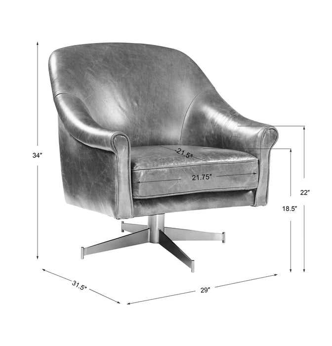 Ellington - Swivel Chair - Brown