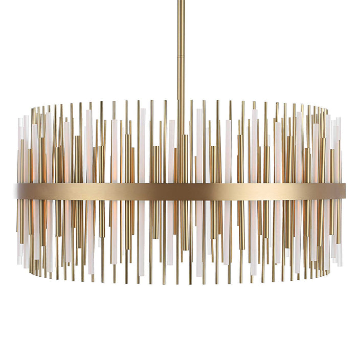 Magic Wand - 8 Light Pendant - Brass