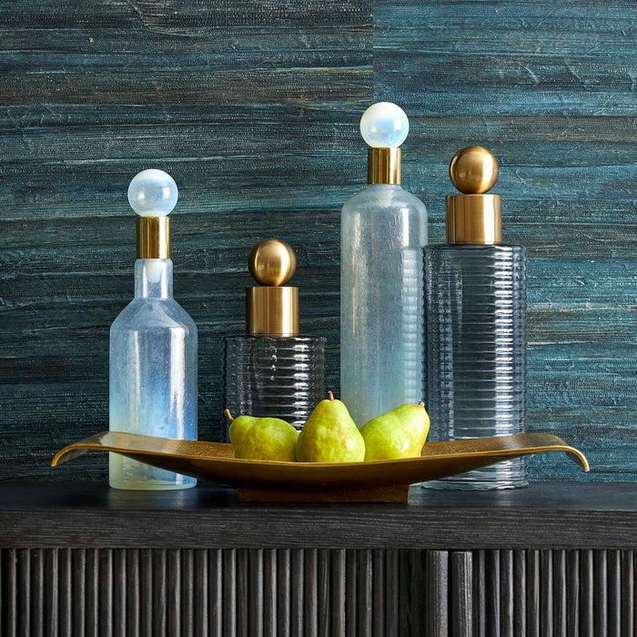 Renato - Bottles (Set of 2) - Black / Brass / Gray