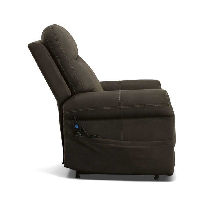Jenkins - Power Lift Recliner With Right-Hand Control & Power Headrest - Bark