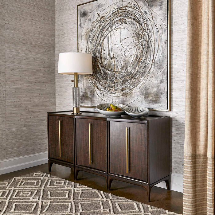 Curvature - Cabinet - Brass / Brown