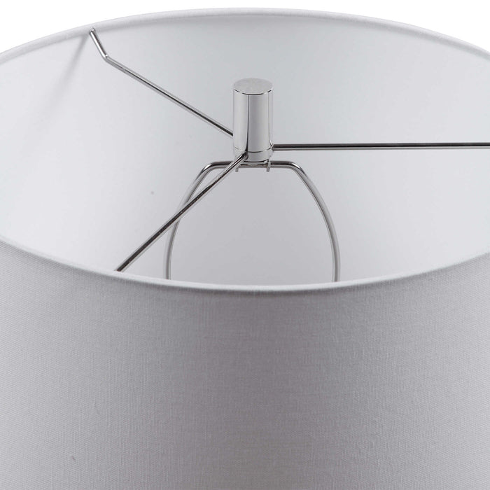 Montauk - Striped Table Lamp - Blue