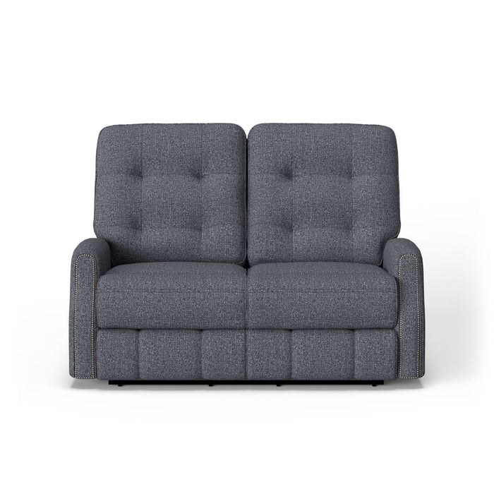 Devon - Reclining Loveseat, Nailhead Trim