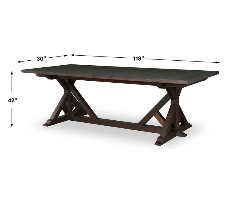 Low Country - Extension Dining Table - Brown / Woodtone
