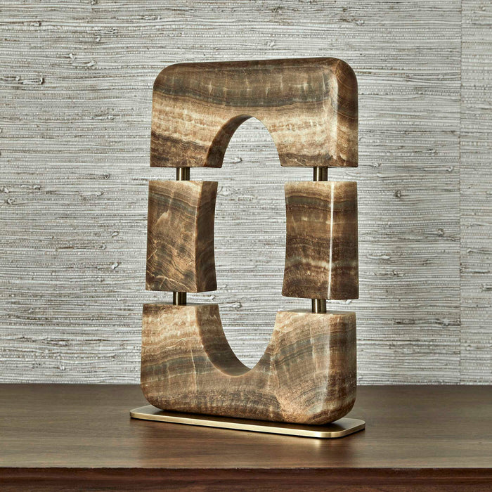 Missing Link - Tall Sculpture - Brown