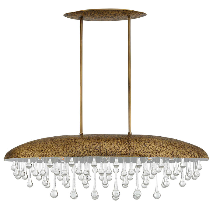 Downpour - 10 Light Pendant - Oval