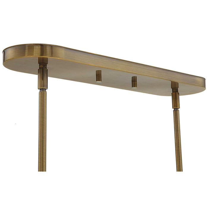 Marquee - 5 Light Pendant - Brass