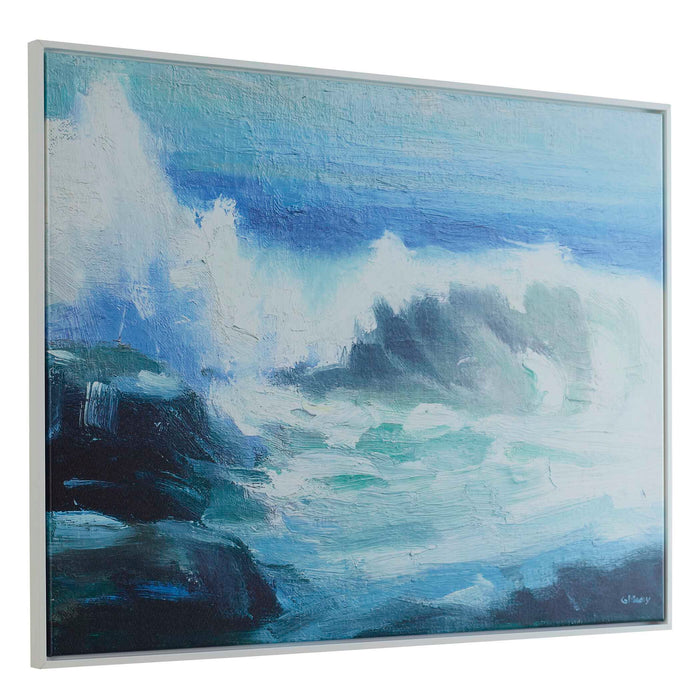 Framed Canvas - Blue