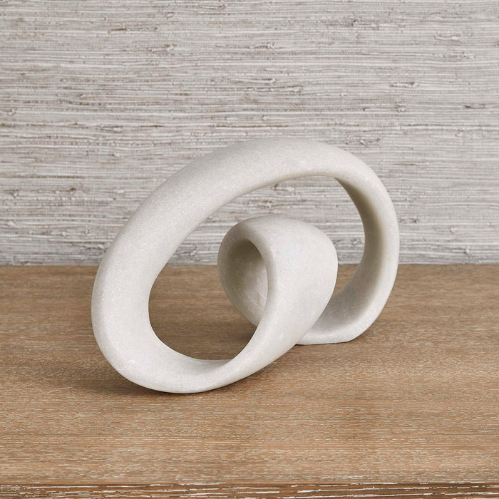 Knot Now - Sculpture - White