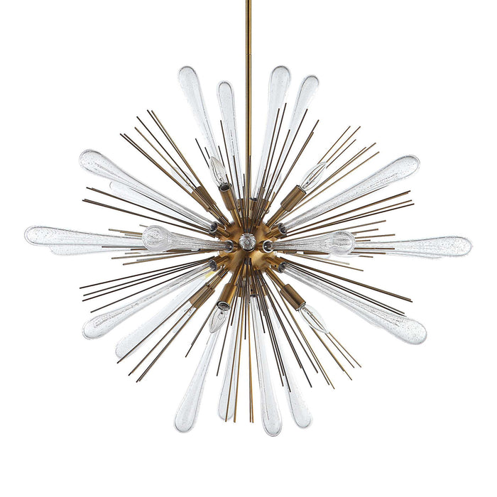Big Bang - 12 Light Pendant - Brass