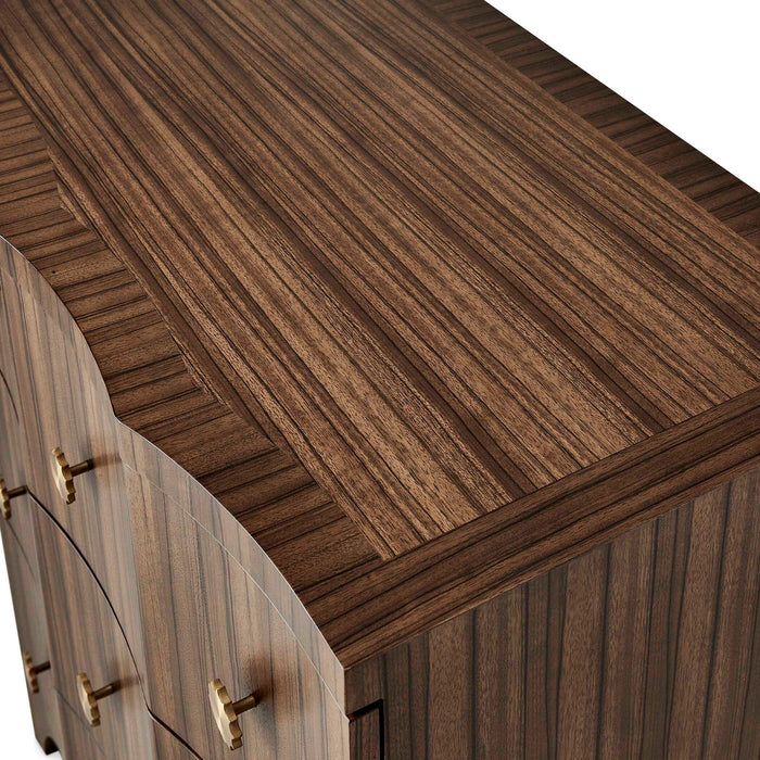 Grand Flute - 3 Drawer Chest - Woodtone